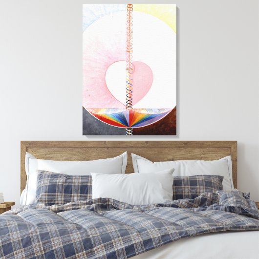 Klint - The Dove, nr. 1, 1915 Canvas Afdruk (Insitu (Slaapkamer))