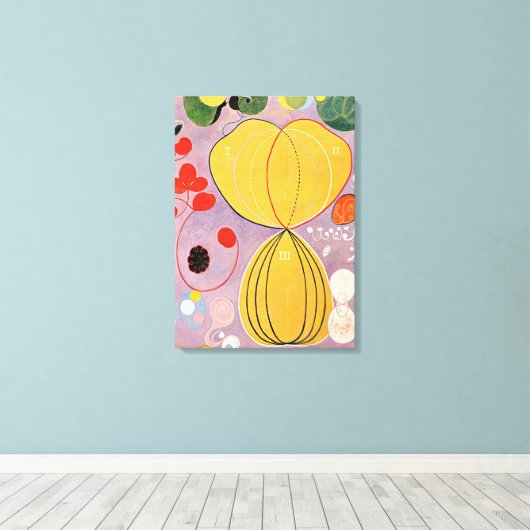 Klint - The Ten Largest nr. 07, Adulthood Canvas Afdruk (Insitu (Houten vloer))