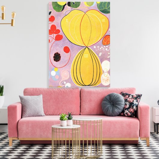 Klint - The Ten Largest nr. 07, Adulthood Canvas Afdruk (Insitu (Woonkamer))