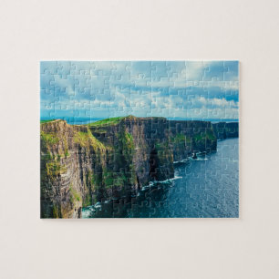 Klippen van Moher Ierland. Legpuzzel
