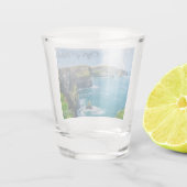 Klippen van Moher Shot Glas (Achterkant)