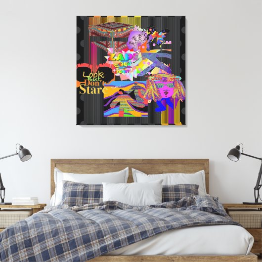 KLLAGE CANVAS AFDRUK (Insitu (Slaapkamer))