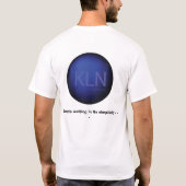 KLN Publishing, LLC T-shirt (Achterkant)