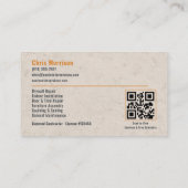 Klodderaar QR-code Professioneel Visitekaartje (Achterkant)