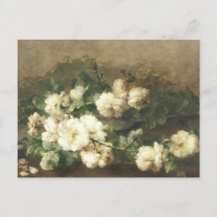 Kloeiende bloemen papier ontkoppelen briefkaart