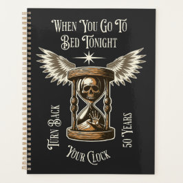 Klok 50 jaar terug planner