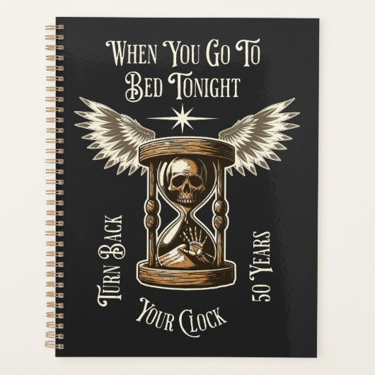 Klok 50 jaar terug planner (Voorkant)