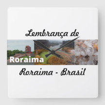 Klok aandenken aan Roraima Brazilië