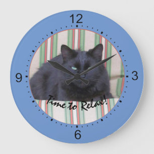 Klok - Black Cat op Kussens TEST4