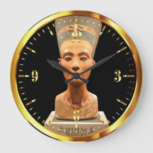 Klok Egyptische Nefertiti Wall klok