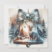 Klok Flat Kerstkaart