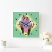 Klok - Gespiegelde kat (Huis)