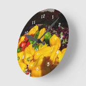 Klok - Helderkleurige pepers (Hoek)