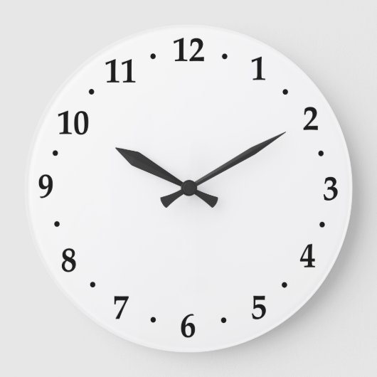 Klok het Aantal Gezicht Sjabloon Gebruik Uw Ontwer (Voorkant)