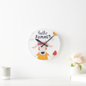 Klok in Acrylique Hello summer (Huis)