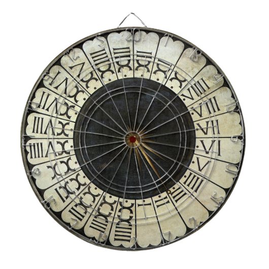 Klok in de Duomo door Paolo Uccello Dartbord (Voorkant)