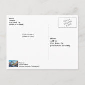 Klok in het centrum van Cape Girardeau Blank Post Briefkaart (Achterkant)