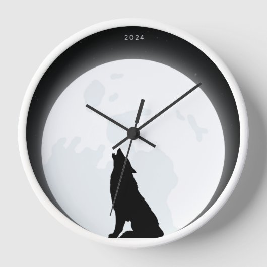 klok inner moon wolf (Voorkant)