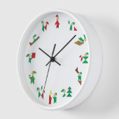 Klok - Kerst Elfen Tangrammen (Hoek)