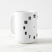 klok koffiemok (Voorkant links)