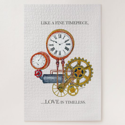  klok legpuzzel (Verticaal)