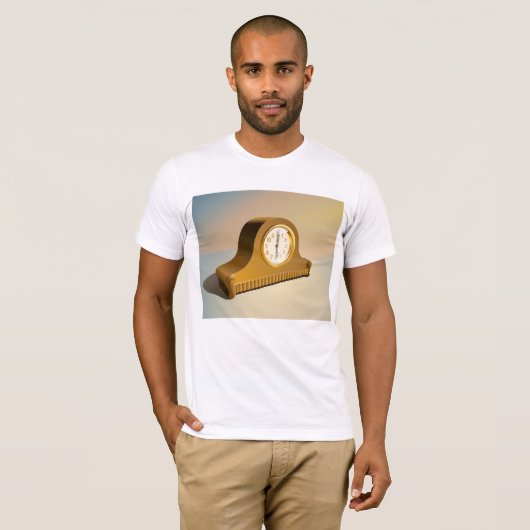  klok Mannen T-shirt (Voorkant volledig)
