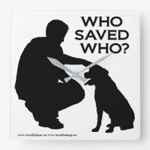 Klok met afdruk, die wie redde