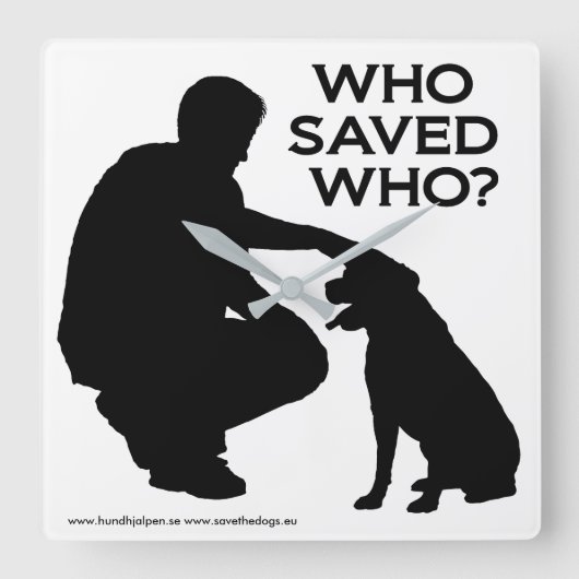 Klok met afdruk, die wie redde (Voorkant)