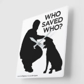 Klok met afdruk, die wie redde (Hoek)