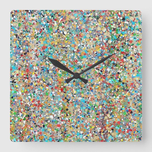 Klok met confetti (Voorkant)