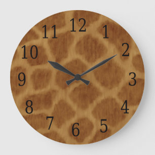 Klok met Giraffe Vorm