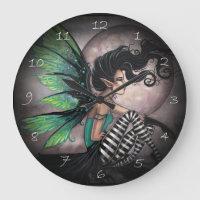 Klok met gotische sprookjesfantasie kunst Secret P