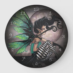 Klok met gotische sprookjesfantasie kunst Secret P