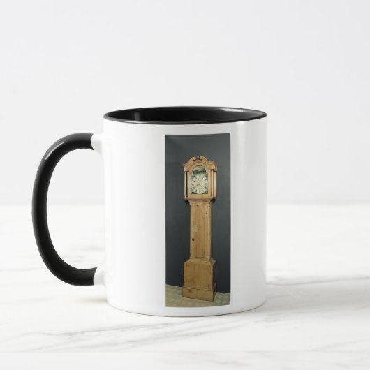 Klok met lange hoesjes, met enamel schilderen mok (Links)