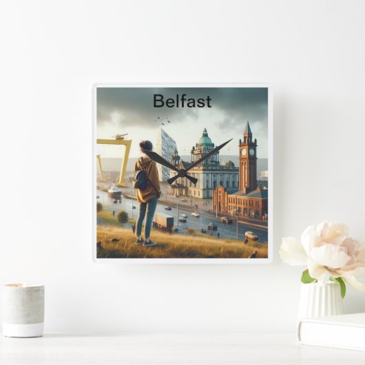 Klok met uitzicht op Belfast (Huis)
