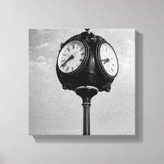 Klok op Route 66 Canvas Afdruk