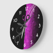 Klok paarse haarsalon (Hoek)