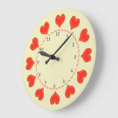 Klok - Rode Harten (Hoek)