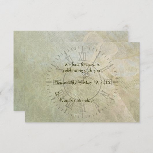 klok RSVP (Voorkant / Achterkant)