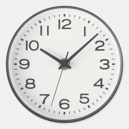 Klok stickers (Voorkant)