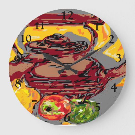 Klok Tea Kettle met fruit (Voorkant)