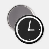 Klok - tijd magneet (Voorkant / Achterkant)