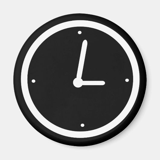 Klok - tijd magneet (Voorkant)