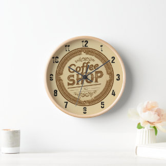  Klok van de coffeeshop