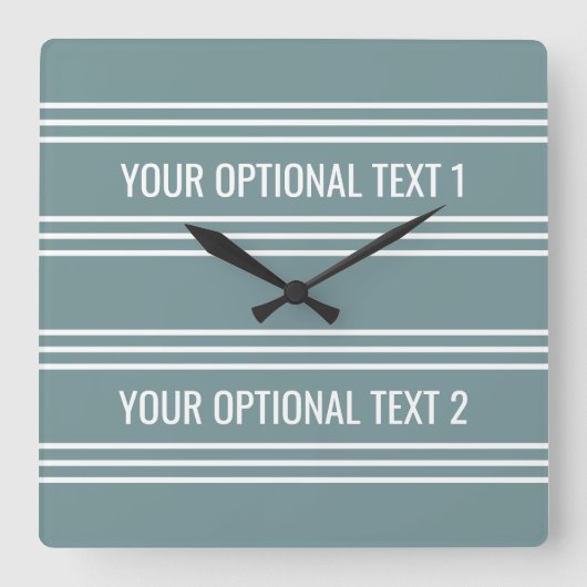 Klok van de de douanemuur van de Strepen van het (Voorkant)