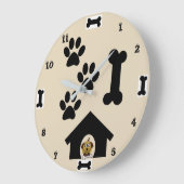Klok van de hond en de botronde muur (Hoek)