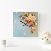 Klok van de Muur van het Meisje van de diamant #4 (Huis)