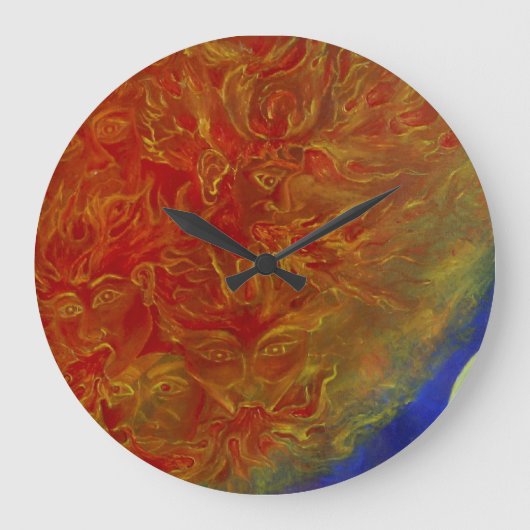 Klok van de zon. (Voorkant)