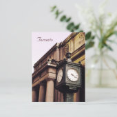 Klok van het EU-station Briefkaart (Staand voorkant)