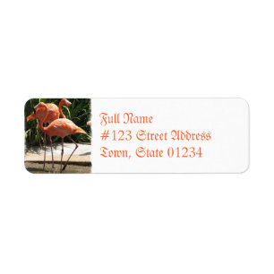 Klok van het merk Flamingos Mailing Label